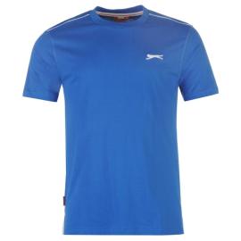 Tričko Slazenger Plain T Shirt Mens Royal Blue Velikost - S