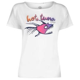 Hot Tuna T-Shirt Flo Fish White Velikost - 10 (S)