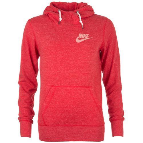 Mikina s kapucí Nike Womens Gym Vintage Hoody Red, Velikost: 12 (M)