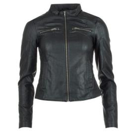 Bunda Vero Moda Womens VMFirst Faux Leather Jacket Black