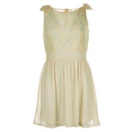 Šaty Iska Womens Lace Top Dress Cream Velikost - 12 (M)