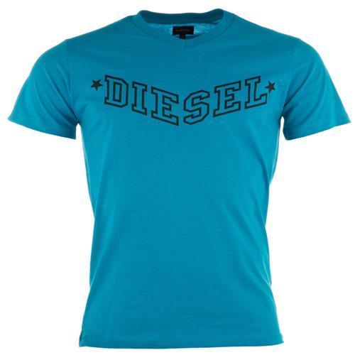 Tričko Diesel Mens T-Kritil T-Shirt Blue, Velikost: XL