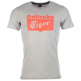 Tričko Onitsuka Tiger Light Grey Velikost - S
