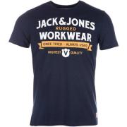 Tričko Jack Jones Mens Workwear T-Shirt Indigo