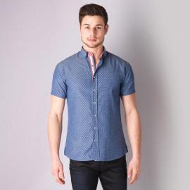 Bewley And Ritch Mens Toryn Shirt Blue Velikost - M