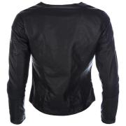 Only Womens Carly Faux Leather Jacket Black