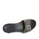 Crocs Womens Sarah Leopard Sandals Black Velikost - UK5 (euro 38)
