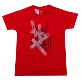 Tričko Adidas Performance Infant Boys Spiderman T-Shirt Red Velikost - 1-2 roky