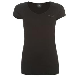 LA Gear Long Length T Shirt Ladies Black