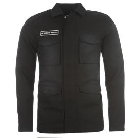 Bunda Disturbia Jacket Mens Black Velikost - 16 (XL)