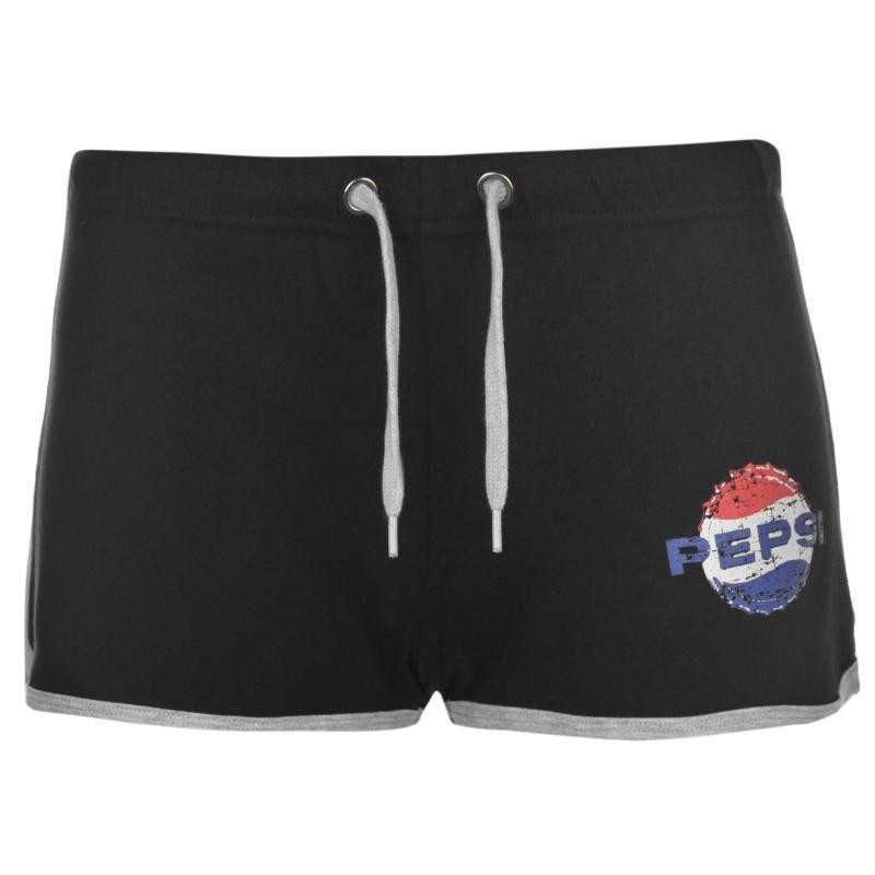 Šortky Pepsi Interlock Shorts Ladies Black, Velikost: 10 (S)