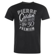 Tričko Pierre Cardin App T Shirt Mens Black