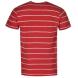 Tričko Pierre Cardin Striped T Shirt Mens Red Velikost - S