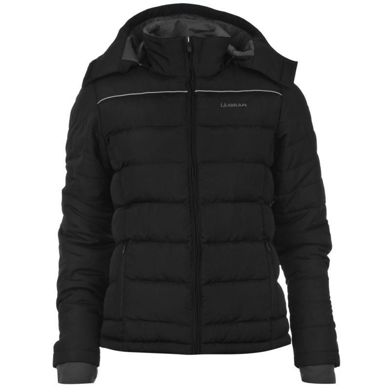 Bunda LA Gear Padded Jacket Ladies Black, Velikost: 6 (XXS)