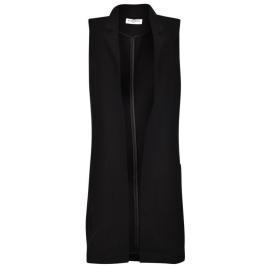 Bunda Glamorous Longline Waist Coat Ladies Black Velikost - 8 (XS)