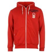 Mikina Source Lab Nottingham Forest Zip Hoody Mens Red