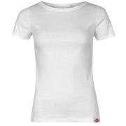 Lee Cooper Cooper Ribbed T Shirt Ladies White