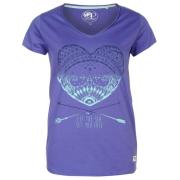 Ocean Pacific Pacific Graphic V Neck T Shirt Ladies Purple
