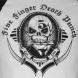 Tričko Official Five Finger Death Punch Raglan T Shirt Mens Los Angeles Velikost - M