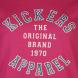 Kickers Print T Shirt Ladies Dark Turq