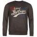 Mikina Lee Cooper Crew Logo Sweater Mens Black Velikost - M