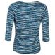Mystify Collection Printed Top Ladies Teal Blue Velikost - 16 (XL)