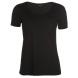 Miso Scoop Pocket T Shirt T Shirt Ladies Black Velikost - 10 (S)