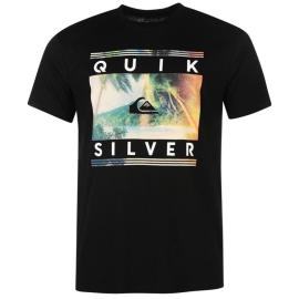Tričko Quiksilver Good Time Short Sleeve T Shirt Mens Black Velikost - S