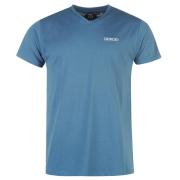 Giorgio Essential V Neck T Shirt Mens Steel Blue