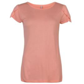 Rock and Rags Wrap Sleeve Top Lds73 Coral Velikost - 12 (M)