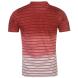 Tričko Pierre Cardin C Stripe Dip Dye Tshirt Mens Burg/White Velikost - M