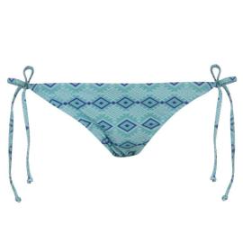 Plavky Roxy Waimea Bikini Bottoms Ladies Blue Ikat Velikost - 10 (S)