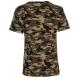 Tričko Golddigga Army Ripped T Shirt Ladies Camo AOP Velikost - 10 (S)