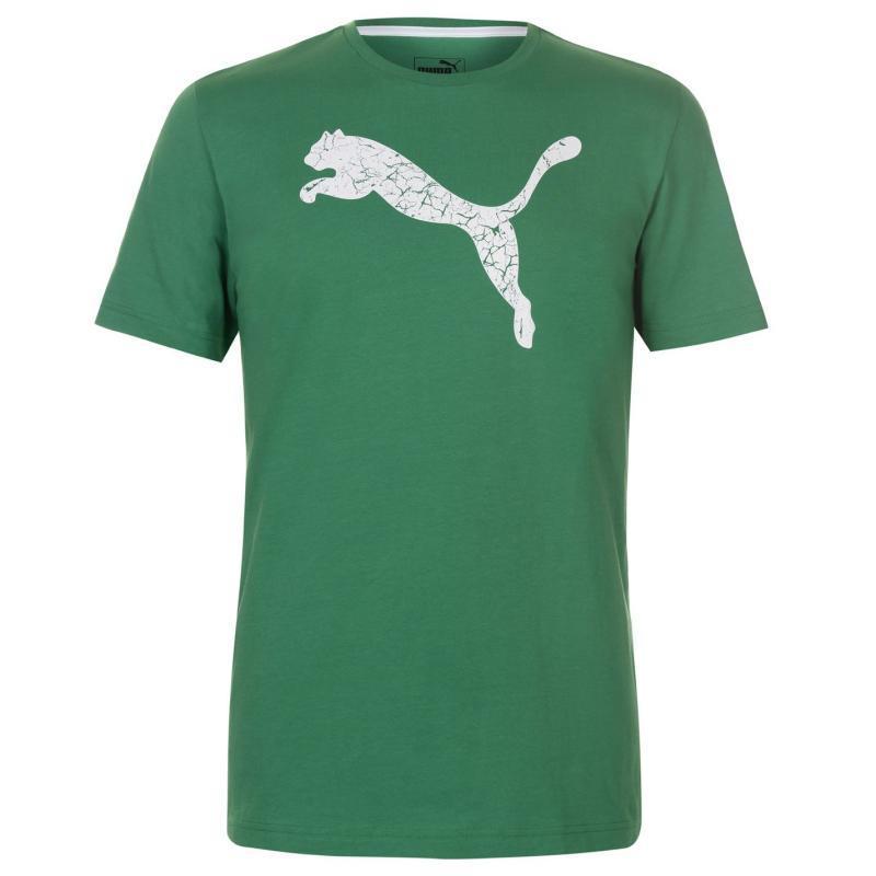 Tričko Puma Big Cat QT T Shirt Mens Green, Velikost: S