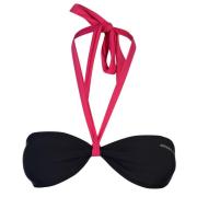 Plavky ONeill MM Solid Bandeau Bikini Top Black Out