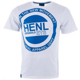 Tričko Henleys Mens Request Logo T-Shirt White Velikost - S