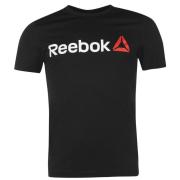 Reebok Delta Logo T Shirt Mens Black