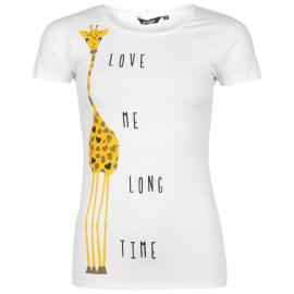 Golddigga Fashion T Shirt Ladies FOX Sake Velikost - 10 (S)