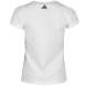 Adidas Linear QT T Shirt Ladies White/Black Velikost - 16 (XL)