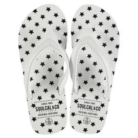 SoulCal EVA Flip Flops Ladies White Velikost - UK4 (euro 37)