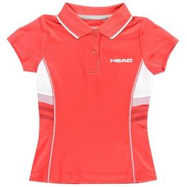 HEAD Club G Polo Shirt Junior Red Velikost - 13-14 let