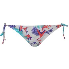 Plavky Roxy Waimea Bikini Bottoms Ladies White Palm Velikost - 12 (M)