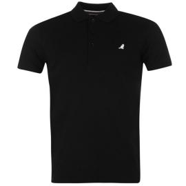 Kangol Slim Fit Polo Shirt Mens Black Velikost - M