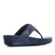 Boty Fit Flop Womens Lulu Molten Metal Toe Thong Sandals Dark Blue Velikost - UK3 (euro 36)