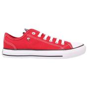Obuv Dunlop Canvas Low Ladies Trainers Red