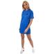 Šaty Adidas Originals Womens Fashion League Rib Tee Dress Blue Velikost - 10 (S)