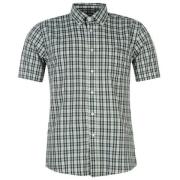 Košile Pierre Cardin Short Sleeve Shirt Mens Nvy/Grn/Wht Chk