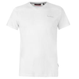 Tričko Pierre Cardin Plain T Shirt Mens White Velikost - L
