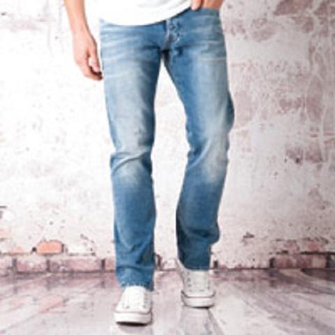 Replay Mens Waitom Regular Slim Jeans Blue, Velikost: W32 L