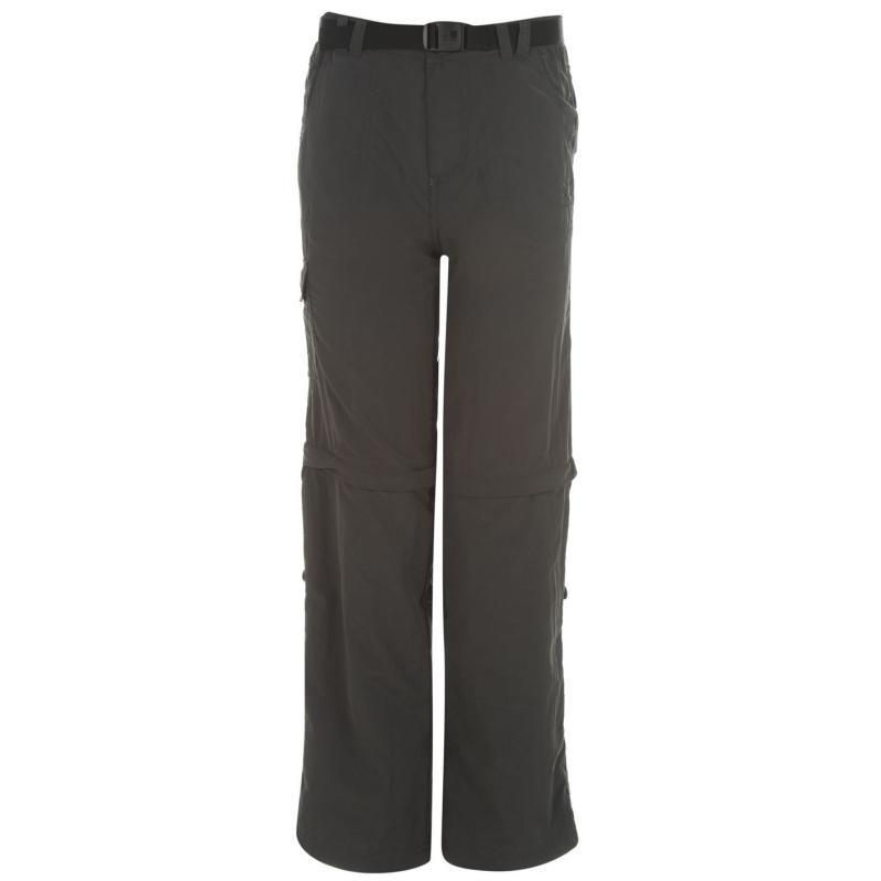 Kalhoty Karrimor Aspen Zip Off Trousers Junior Charcoal/Pink, Velikost: 7-8 let